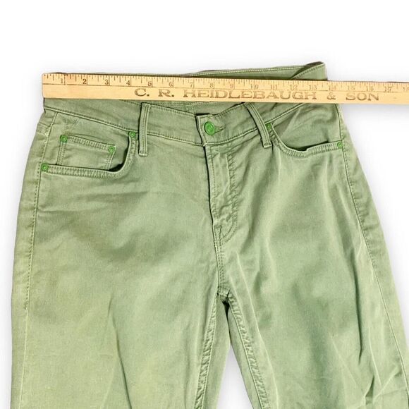 MOTHER The Dropout A walk in the park Poison Ivy Green Jeans Pants Women’s Sz 24 - Picture 4 of 12